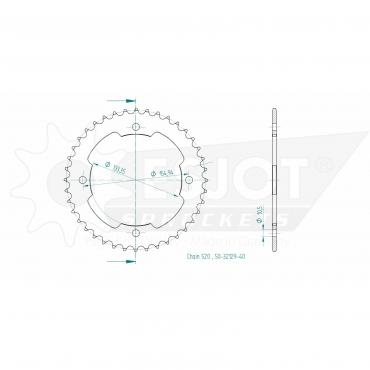 ESJOT  Sprocket 40 Z