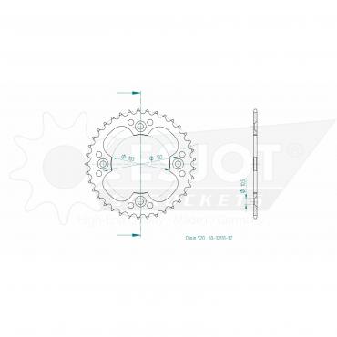 ESJOT  Sprocket 37 Z