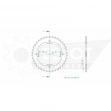 ESJOT  Sprocket 38 Z