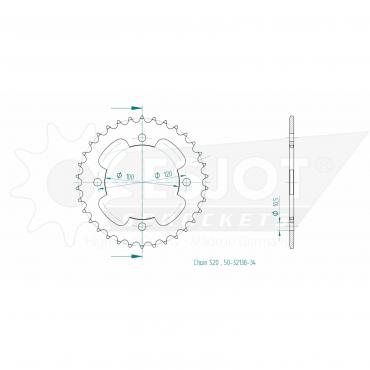 ESJOT  Sprocket 34 Z