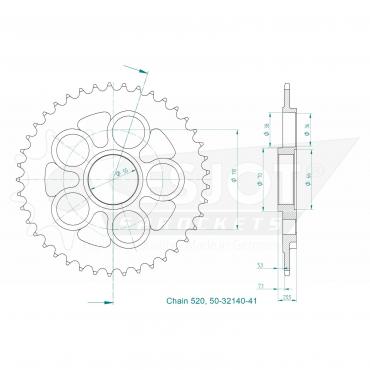 ESJOT  Sprocket 41 Z