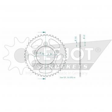 ESJOT  Sprocket 44 Z