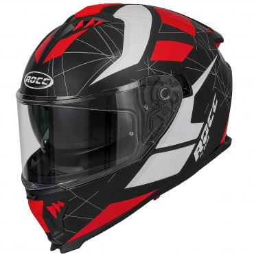 ROCC 390 fullface helmet matt black/red size M