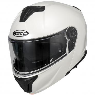 ROCC 810 flip-up helmet pearl white size XS