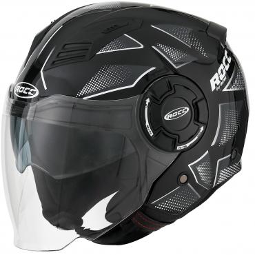 ROCC 285 jet helmet black/white size XS
