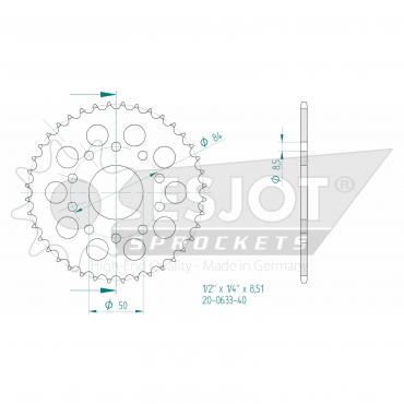 ESJOT  Sprocket 40 Z