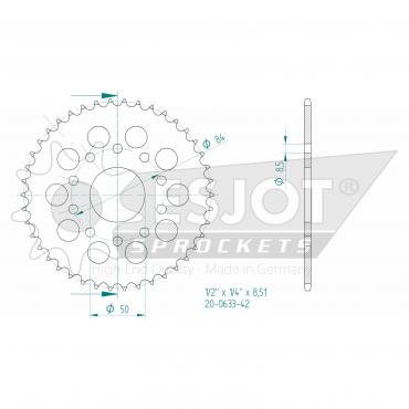 ESJOT  Sprocket 42 Z