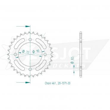 ESJOT  Sprocket 33 Z