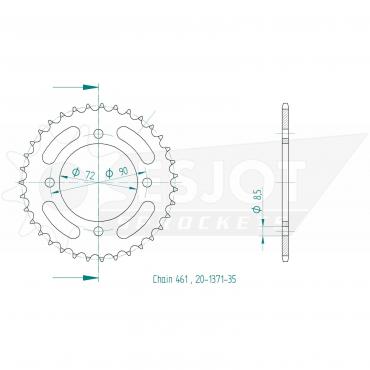 ESJOT  Sprocket 35 Z