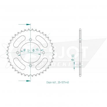 ESJOT  Sprocket 40 Z