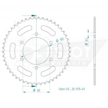 ESJOT  Sprocket 49 Z