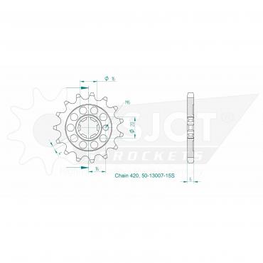 ESJOT Front Sprocket 15S Z