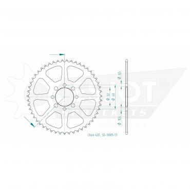 ESJOT  Sprocket 51 Z