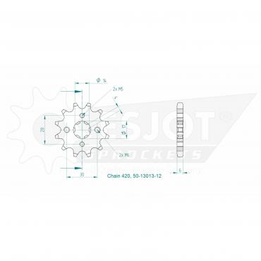 ESJOT Front Sprocket 12 Z