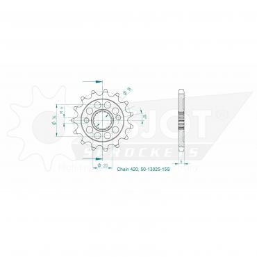 ESJOT Front Sprocket 15S Z