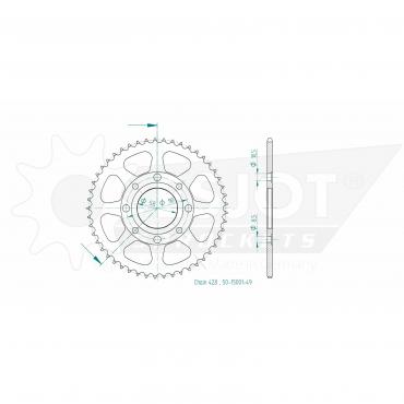 ESJOT Sprocket steel 49 Z