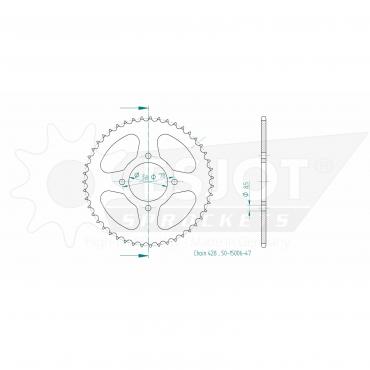 ESJOT Sprocket steel 47 Z