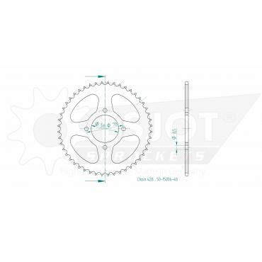 ESJOT Sprocket steel 48 Z