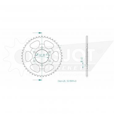 ESJOT  Sprocket 45 Z