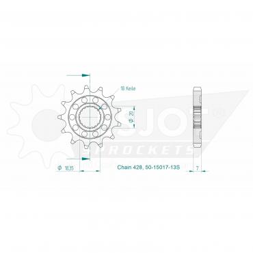 ESJOT Front Sprocket 13S Z