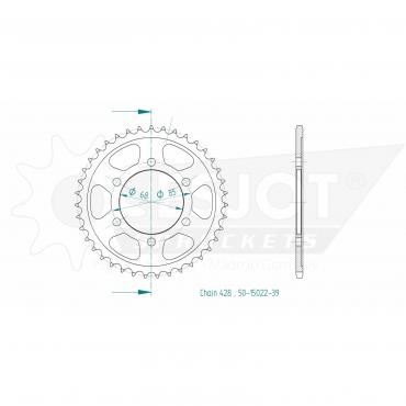ESJOT  Sprocket 39 Z