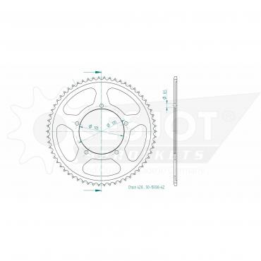 ESJOT  Sprocket 62 Z