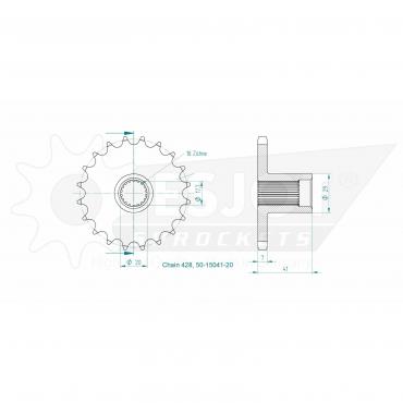 ESJOT Front Sprocket 20 Z