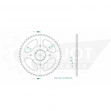ESJOT  Sprocket 48 Z