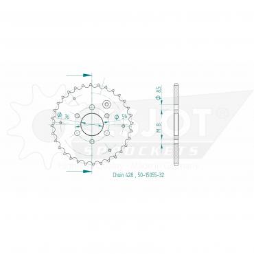 ESJOT  Sprocket 32 Z