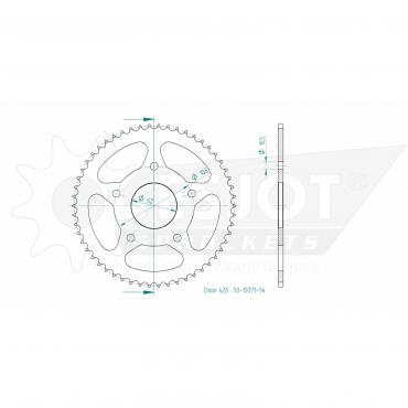 ESJOT  Sprocket 54 Z