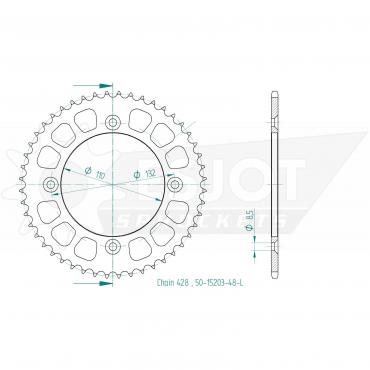 ESJOT  Sprocket 8L Z