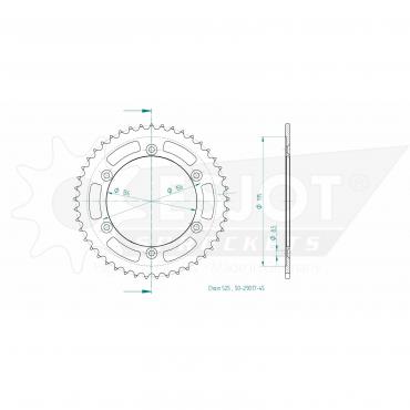 ESJOT  Sprocket 45 Z