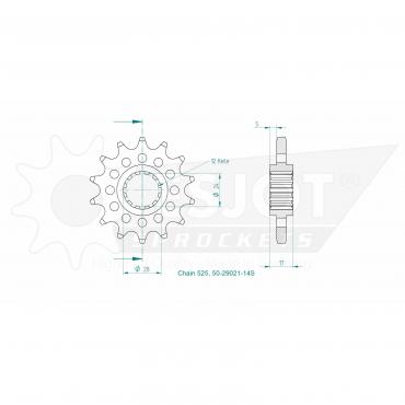 ESJOT Front Sprocket 14S Z