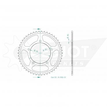 ESJOT  Sprocket 50 Z