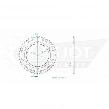 ESJOT  Sprocket 43 Z