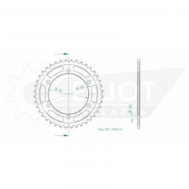 ESJOT  Sprocket 40 Z