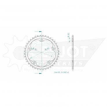 ESJOT  Sprocket 40 Z