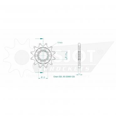 ESJOT Front Sprocket 12S Z
