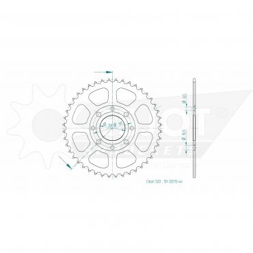 ESJOT  Sprocket 44 Z
