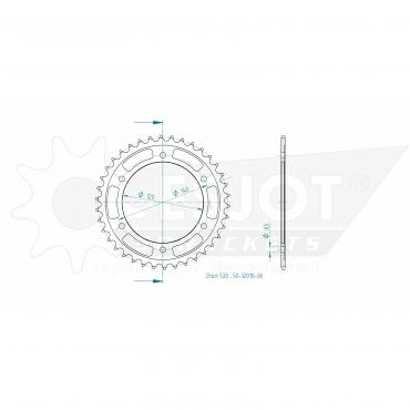 ESJOT  Sprocket 38 Z