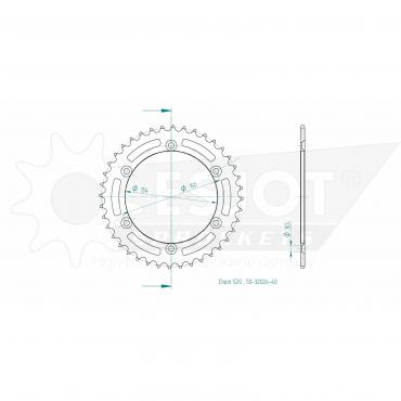 ESJOT  Sprocket 40 Z