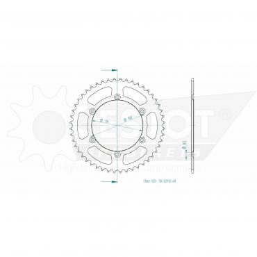 ESJOT  Sprocket 48 Z