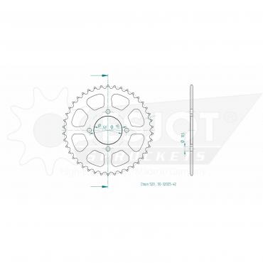 ESJOT  Sprocket 42 Z
