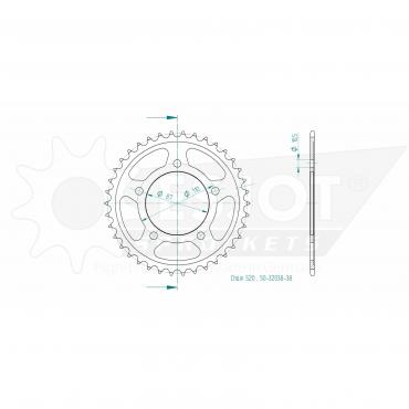 ESJOT  Sprocket 38 Z