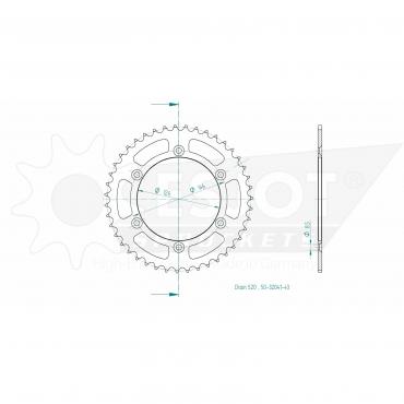 ESJOT  Sprocket 43 Z