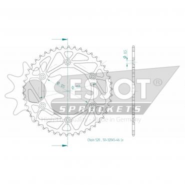 ESJOT  Sprocket 6L Z