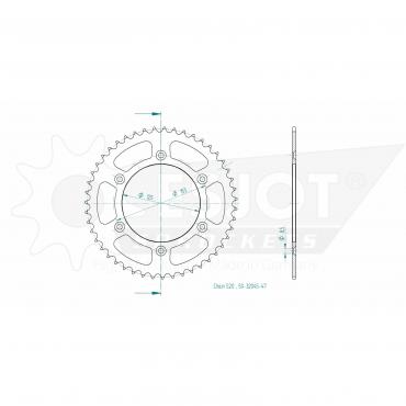 ESJOT  Sprocket 47 Z