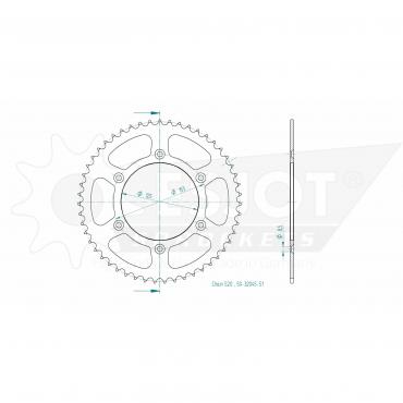 ESJOT  Sprocket 51 Z