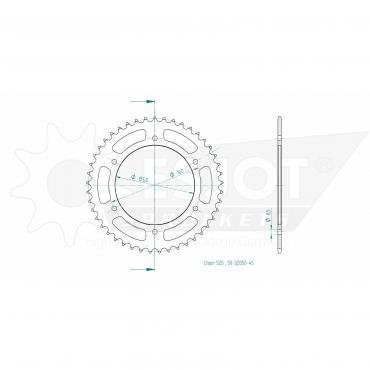 ESJOT  Sprocket 45 Z