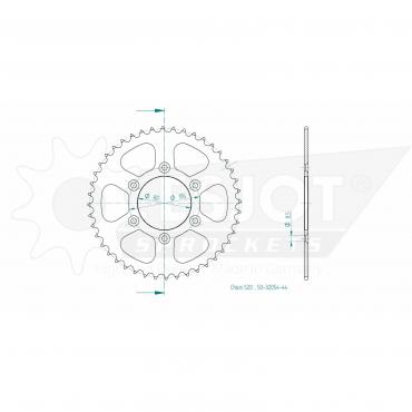 ESJOT  Sprocket 44 Z